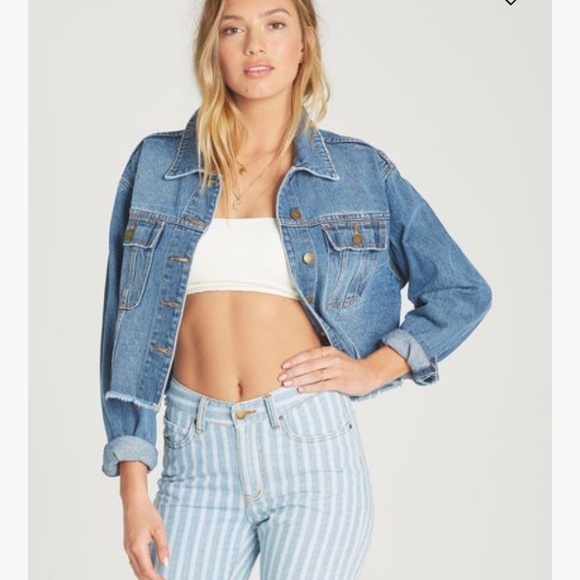 Billabong cropped jean jacket - Picture 4 of 4